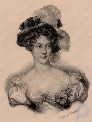 マリー＝カロリーヌ・ド・ブルボン＝シシル、ベリー公爵夫人。フランス系イタリア人の貴族