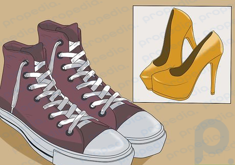 Шаг 2. Определитесь с обувью повседневного или высокого стиля.
