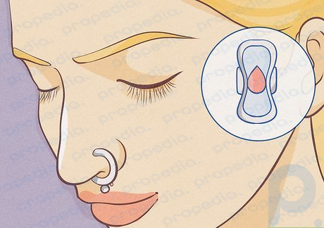 Es wird angenommen, dass ein Piercing im linken Nasenloch Krämpfe und PMS lindert.