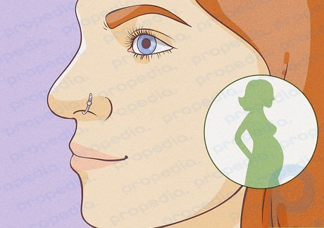Es wird angenommen, dass ein Piercing im linken Nasenloch die Geburt weniger schmerzhaft macht.