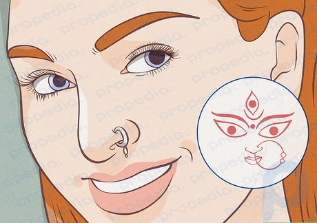 A piercing on your left nostril honors the Goddess of marriage, Parvati.