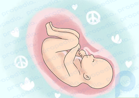 Step 1 Play music for your baby to make the womb a soothing, relaxing place.