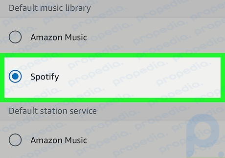 Step 5 Choose a default music library.