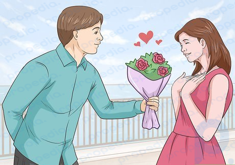 Шаг 5. Купите ей розы, чтобы показать ей, что вы думаете о ней.