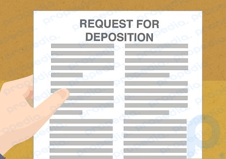Step 6 Request that your ex sit for a deposition.