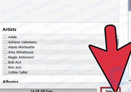 Passo 9 Sincronize seu iPod.