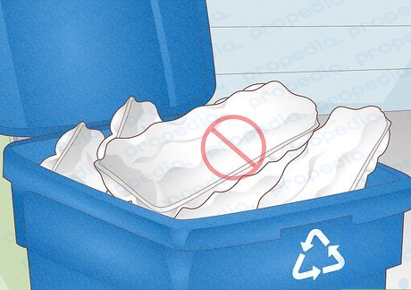 Paso 4 Aprenda qué EP no se puede reciclar.
