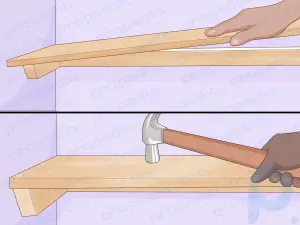 Cómo reforzar un estante hundido
