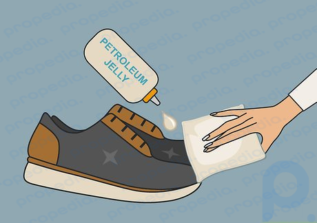 Step 3 Remove scuffs on your patent-leather shoes with petroleum jelly.