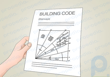 Paso 2 Descubra el código de construcción local para las medidas de escaleras.
