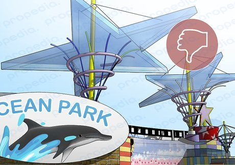 Step 1 Boycott marine theme parks that keep dolphins in captivity.