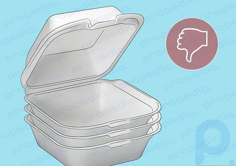 Step 4 Boycott Styrofoam products and non-biodegradable consumer goods