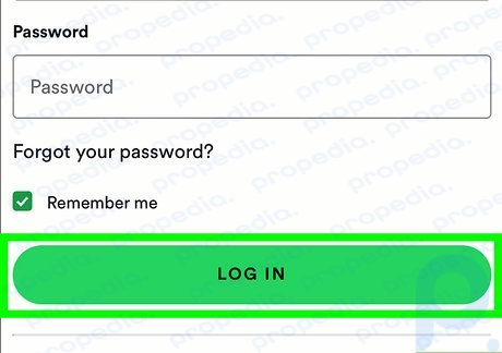 Step 4 Log in to your Spotify account.