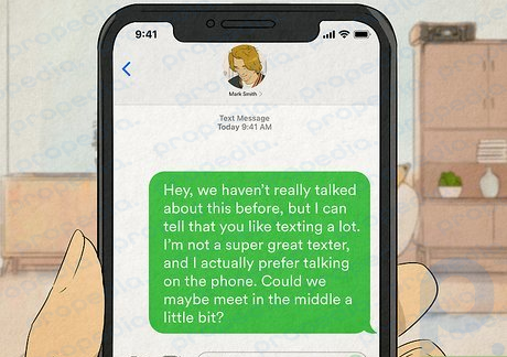 It’s totally fair to ask your date to hold off on the texts.
