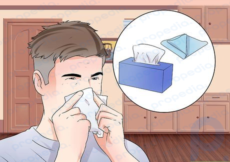Step 1 Sneeze into something.