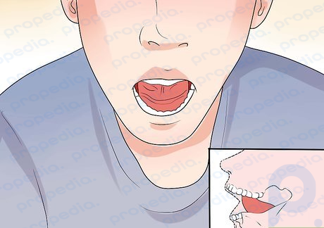 Step 2 Use your tongue.