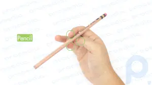 So drehen Sie einen Bleistift um Ihren Daumen