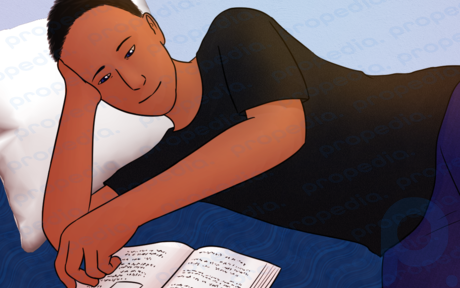 Relaxed Guy Reading.png