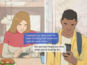 Como enviar uma mensagem de texto para um cara após o primeiro encontro