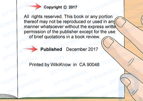 Schritt 2: Überprüfen Sie, in welchem ​​Jahr das Buch urheberrechtlich geschützt war und wann es veröffentlicht wurde.