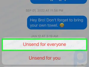 How to Unsend a Sent Text Message on iPhone & Messaging Apps on Android