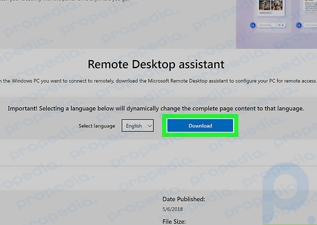 Etapa 2 Experimente o Assistente de Área de Trabalho Remota do Windows 7.