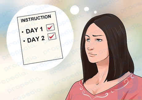 Шаг 2. Следуйте инструкциям для первого и второго дня.