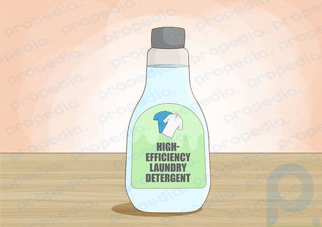 Step 1 Choose a high-efficiency laundry detergent.