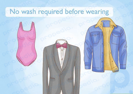 Step 1 Identify which clothes need to be washed.
