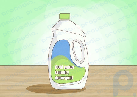 Step 2 Select a cold water laundry detergent when using cold water.