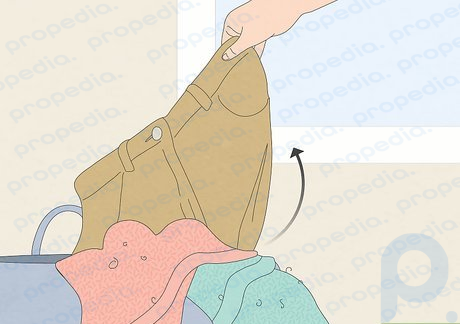 Step 2 Separate your corduroy from lint-producing fabrics.