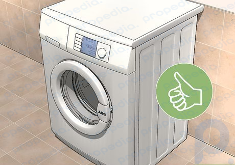 Etapa 4 Use uma máquina de lavar com carregamento frontal, se possível.