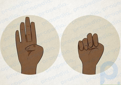 4 fingers have been used to signal domestic violence.