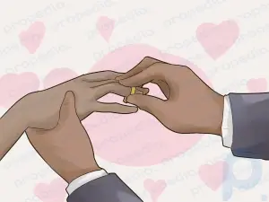 Cómo usar una alianza de boda y un anillo de compromiso