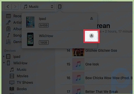 Step 14 Eject your iPod and listen to your newly copied music.