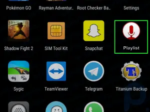 Cómo agregar un acceso directo a una lista de reproducción en Android