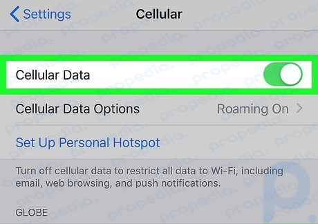 How to Allow iCloud to Use Cellular Data for Transfers on an iPhone