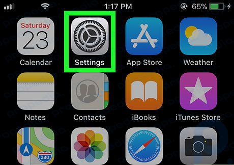 Passo 1 Abra o ícone Configurações do seu iPhone ou iPad.