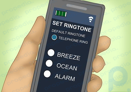 Paso 3 Designe un tono de llamada determinado para todos sus contactos.