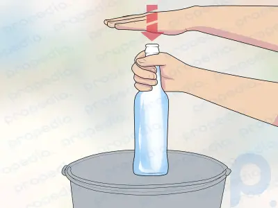Comment faire sauter le fond d'une bouteille