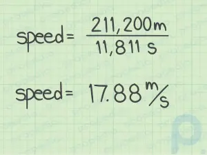 Tezlikni sekundiga metrda qanday hisoblash mumkin