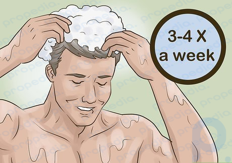 Step 1 Wash your hair every other day.