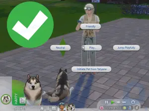 Como controlar seus animais de estimação no The Sims 4