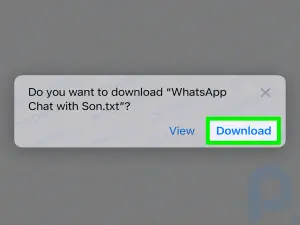 WhatsApp Mesajlarını Android'den iPhone'a Aktarma (E-posta Aktarımı Yoluyla)