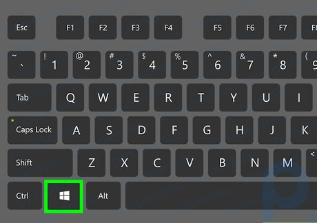 Step 1 Hit the Windows key.