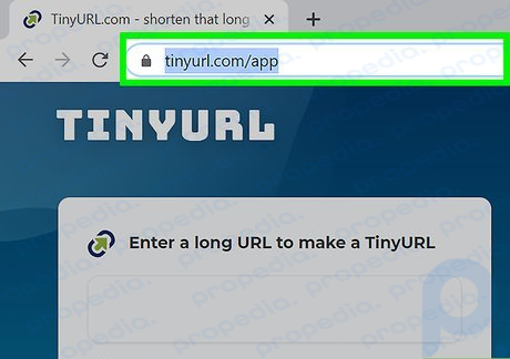 Step 3 Visit a link shortener website.