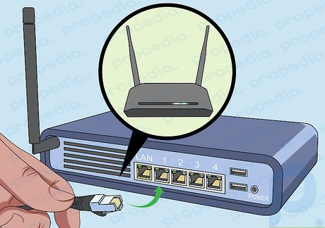 Step 4 Connect secondary router to primary router.