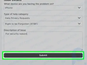 Roblox hisobingizni qanday o'chirish mumkin: o'chirish so'rovini yuborish