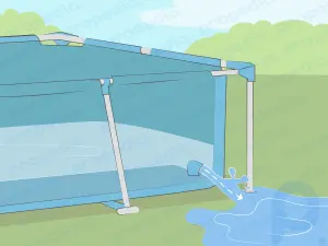 2 façons de vider une piscine hors sol