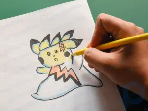 Como desenhar seu próprio cartão Pokémon